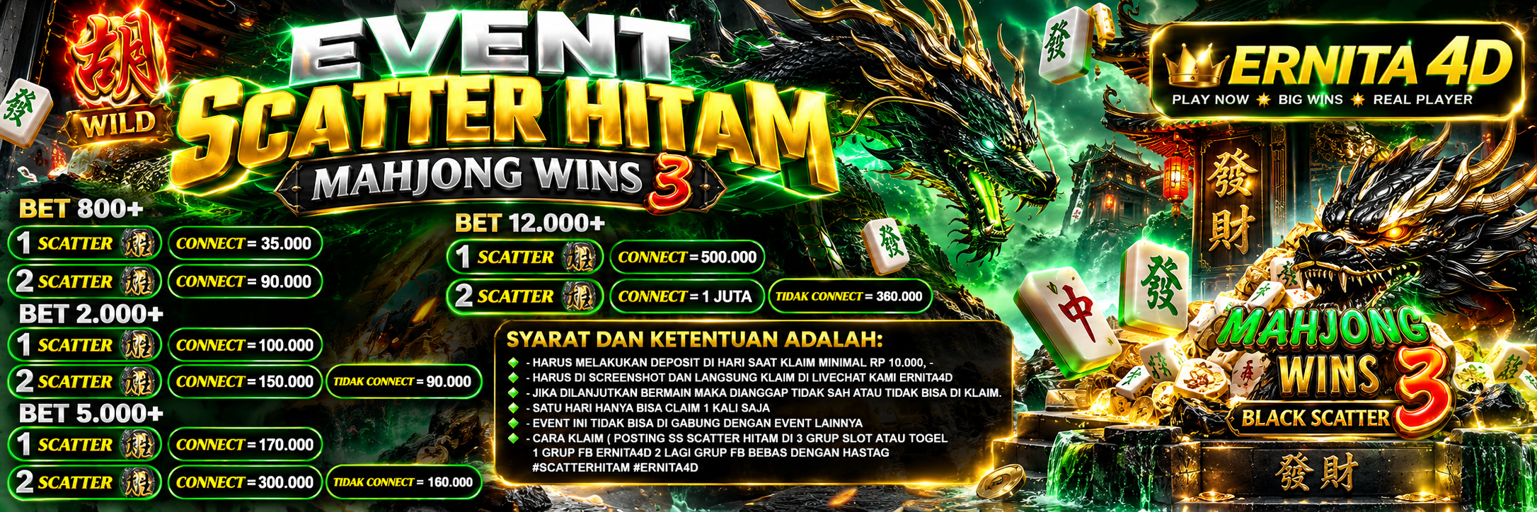 SCATTER HITAM