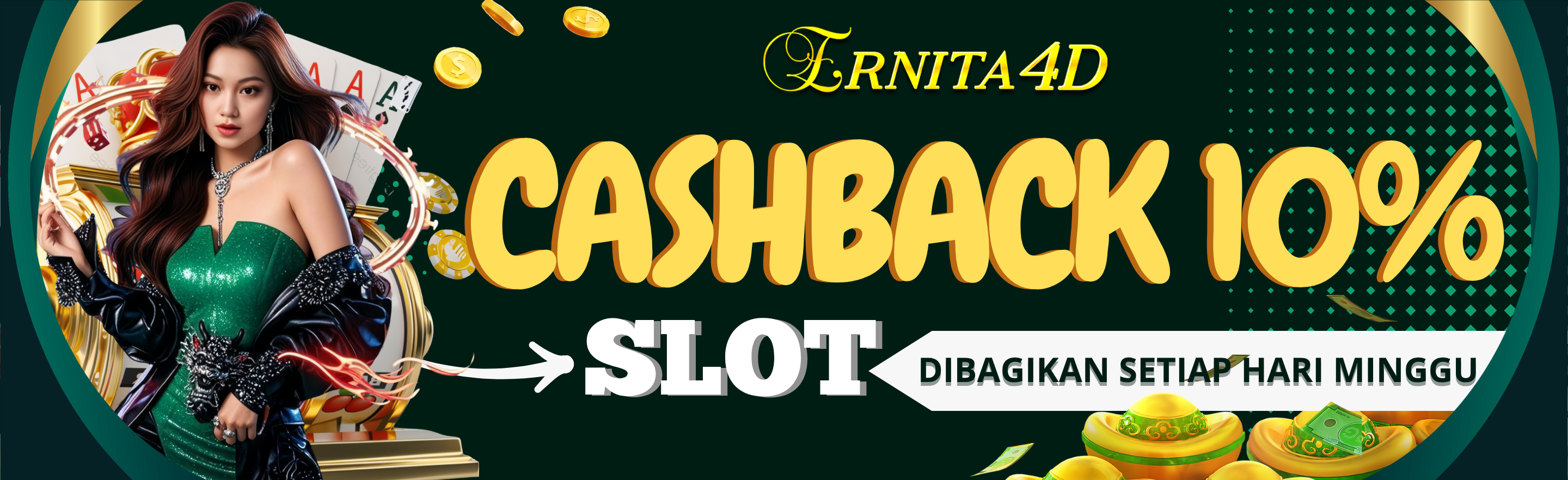 BONUS CASHBACK X-TRA KHUSUS SLOT GAMES 10%